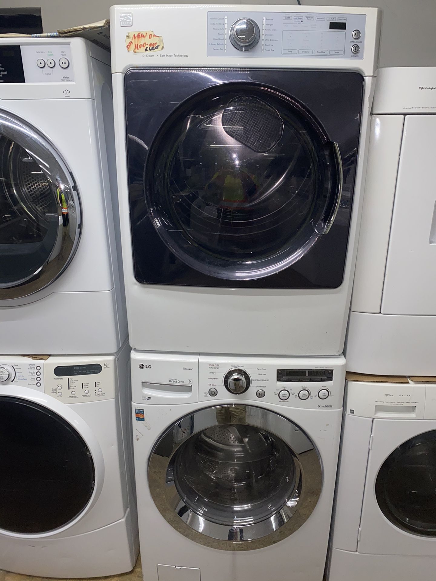LG washer and Kenmore electric dryer we delivery