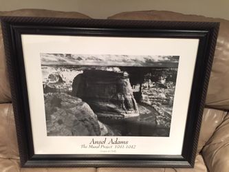 Ansel Adams canyon de chelly 1(contact info removed) wall decor black and white photography