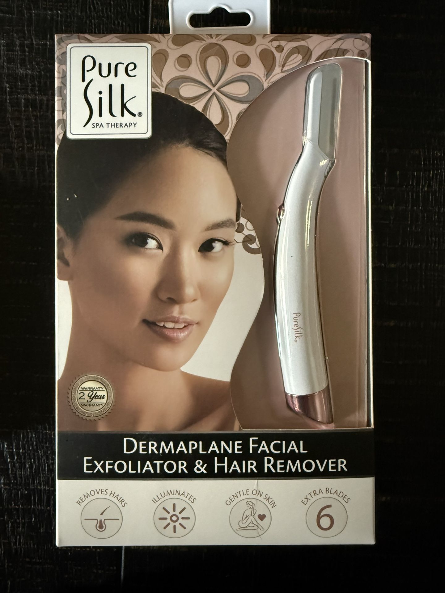 🌸 Pure Silk Dermaplane Facial Exfoliator & Hair Remover – Brand New! 🌸