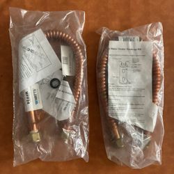 Water Heater Hook-up Kit 3/4” 24” Length 