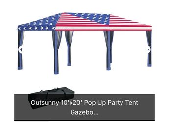 Heavy Dutty canopy 10x 20 with netting