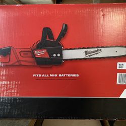 MILWAUKEE M18 FUEL 16” CHAINSAW  #2727-20 Brand New The Box Is A Lil Ripped ((( TOOL ONLY))) Read Description Please 