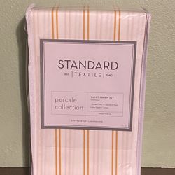 Standard percale collection duvet sham set in a twin/twin XL