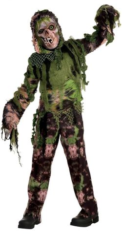 Marsh Monster children's Halloween costume set in size Large (12-14),