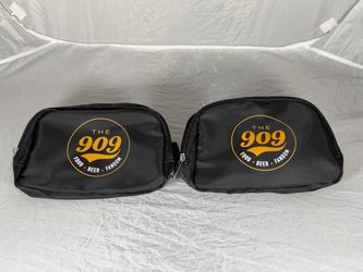 The 909 Food Beer Fandom Fanny Pack Pouch Bag with Belt Buckle - Black