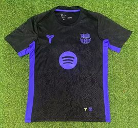 2025/2026 Barcelona Kobe Bryant Collaboration Black Football Shirt 1:1