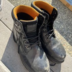 Men’s Steel Toe Work Boots 10.5