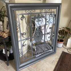 Huge Rod Iron Wall Piece 