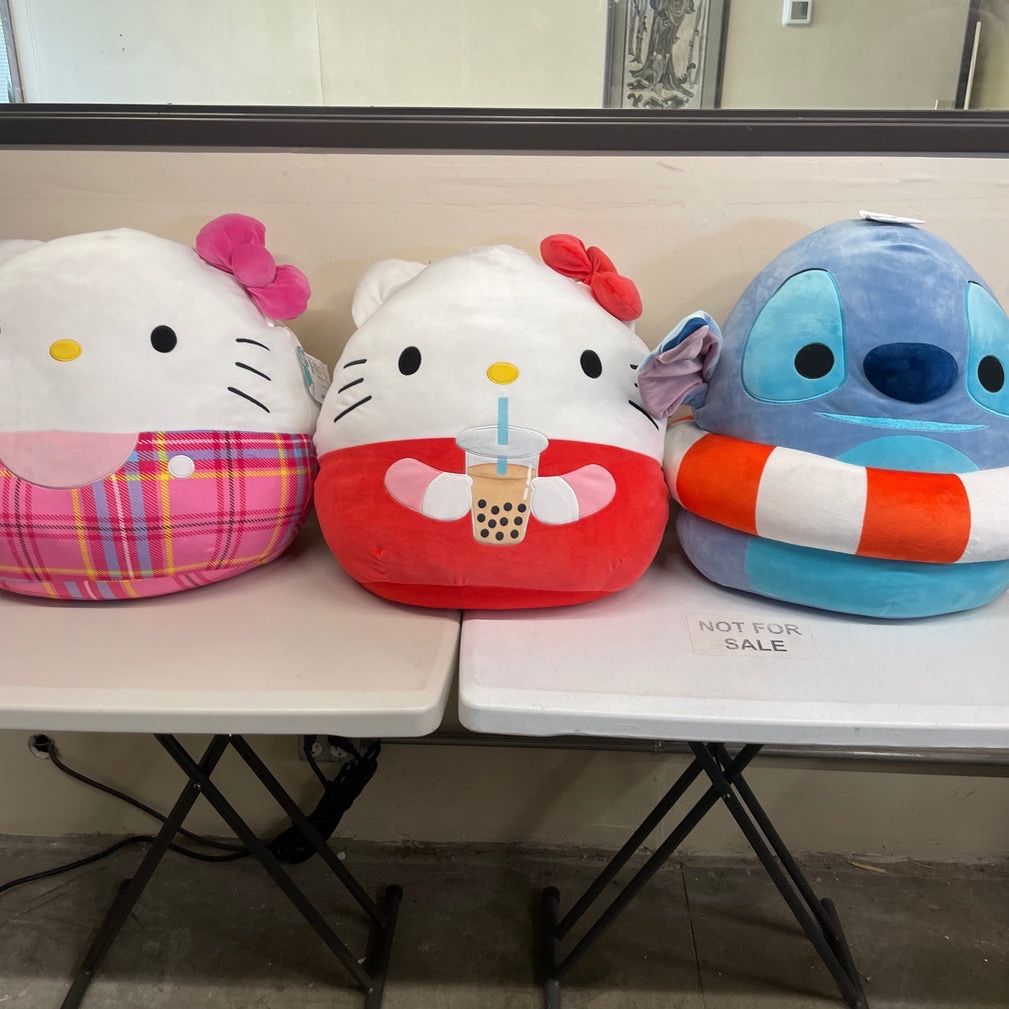 20 Inch Hello Kitty / Stitch Squishmallow 