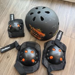 Youth Helmet and Pads Mongoose
