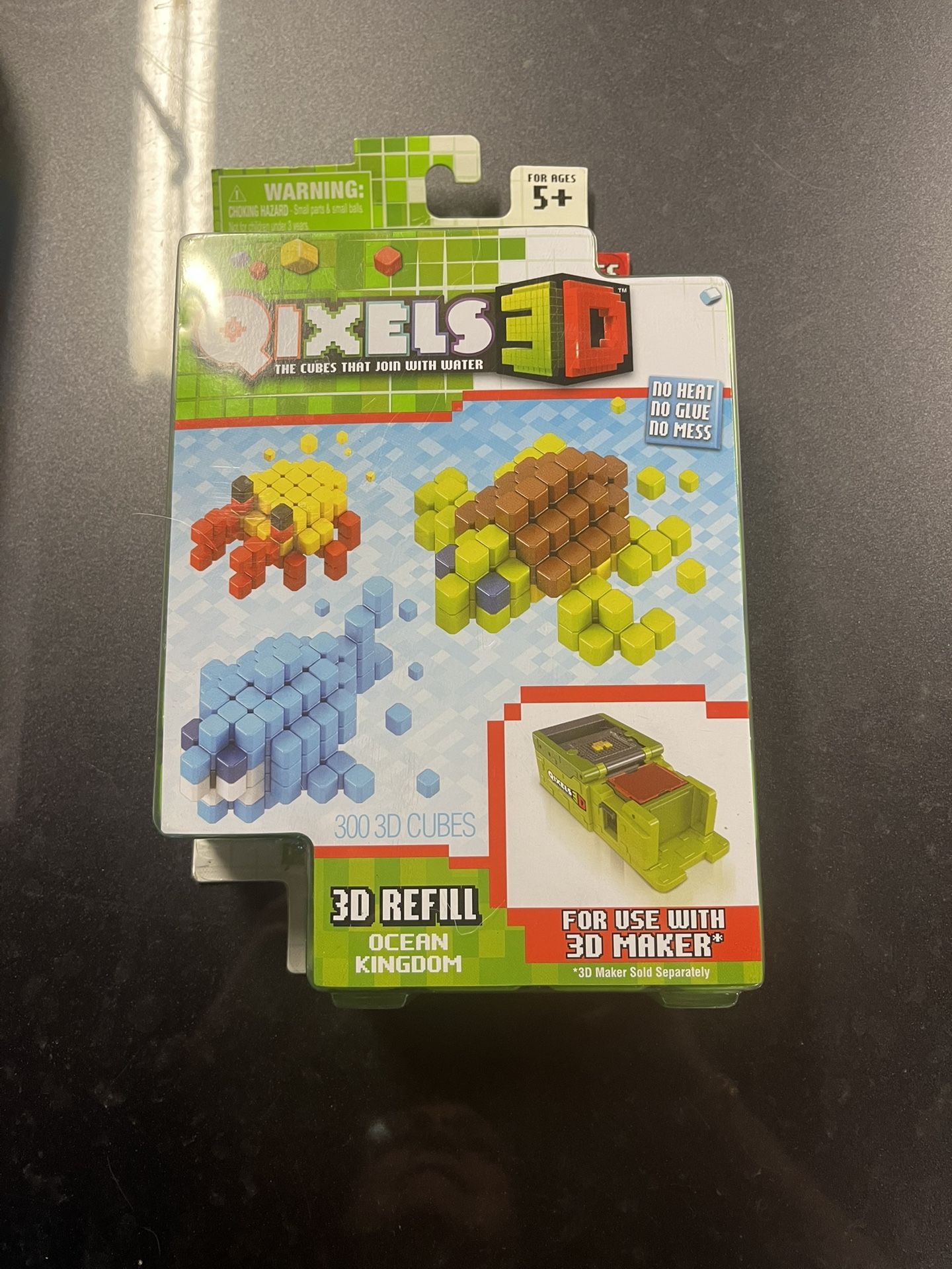 Qixels 3D 300 Cubes Ocean Kingdom Refill Kit New 