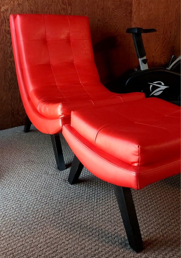 Bespoke Designer Banana Chair w/ Ottoman
