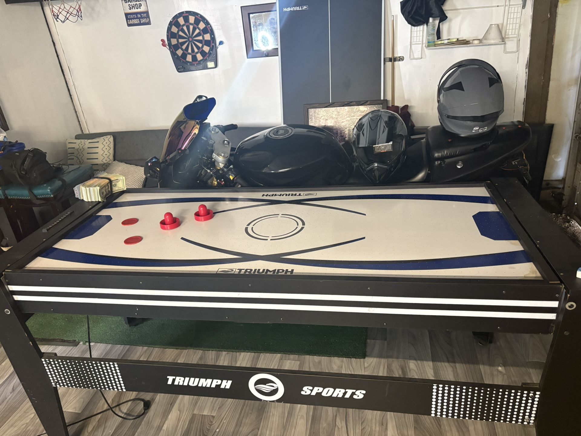 Pool Table Air Hockey Pong Table 4 And 1 