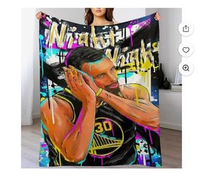 NEW Steph Curry Fleece Throw Blanket