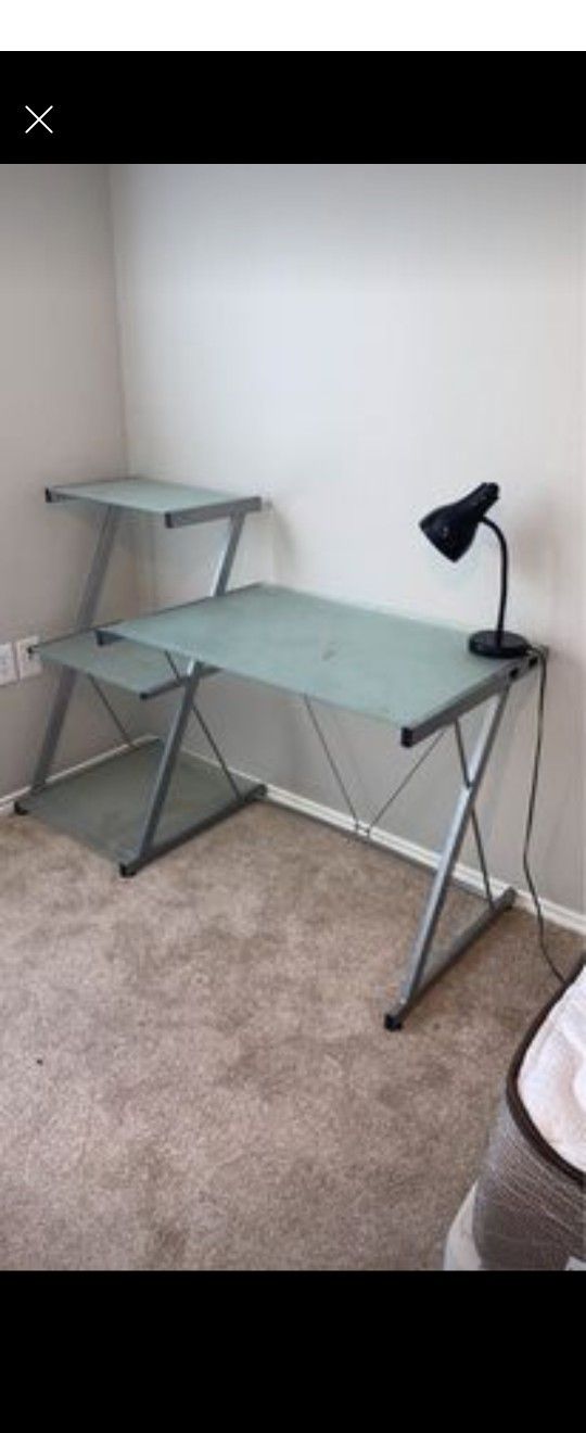 3-tier Glass Art Desk