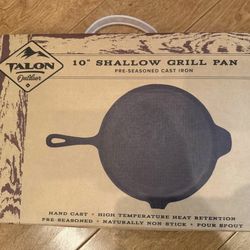 10” Cast iron Pan