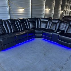 Brand New Power Reclining Sectional Couch