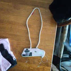 Custom Made Pink Seahawks Necklace 