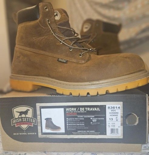 Steel Toe Boots. 2 Pairs Super Cheap. Red Wings And Timberland Pros