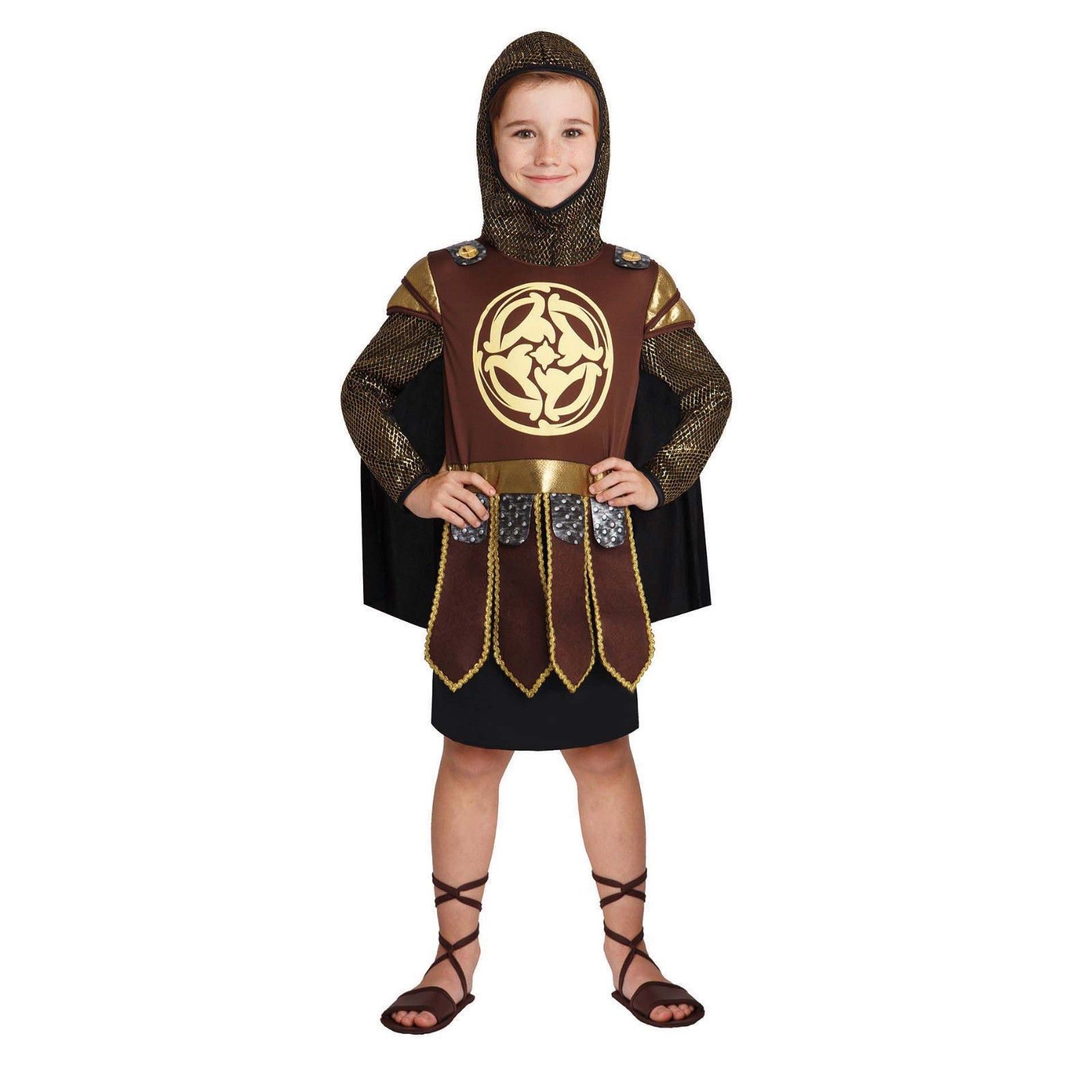 Renaissance Roman Warrior Halloween Costume Prince Dress up Small - new with tag