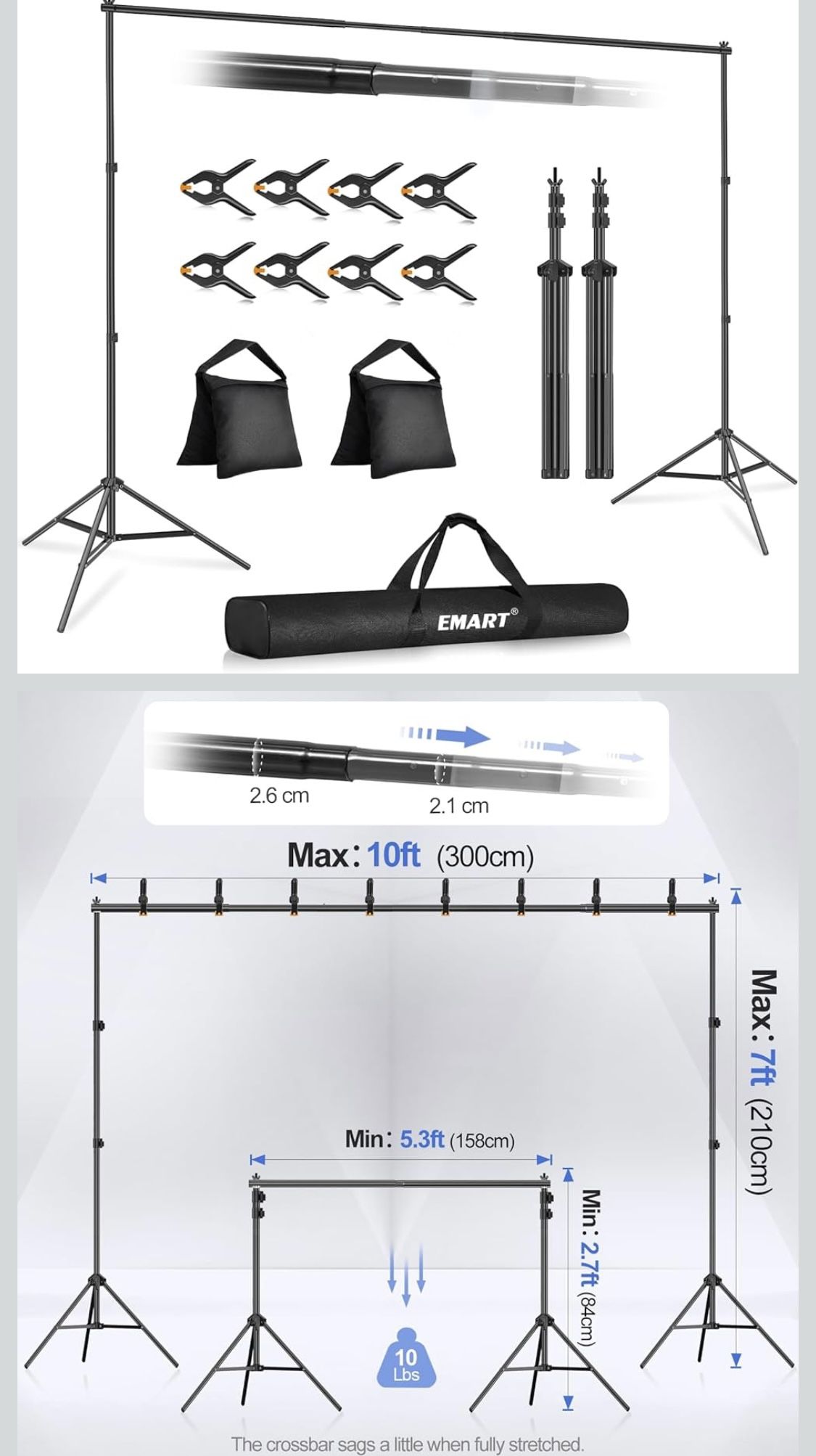 Collapsible Arch With Carrying Bag