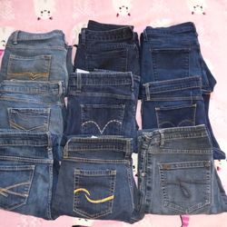 Jeans 9 pairs