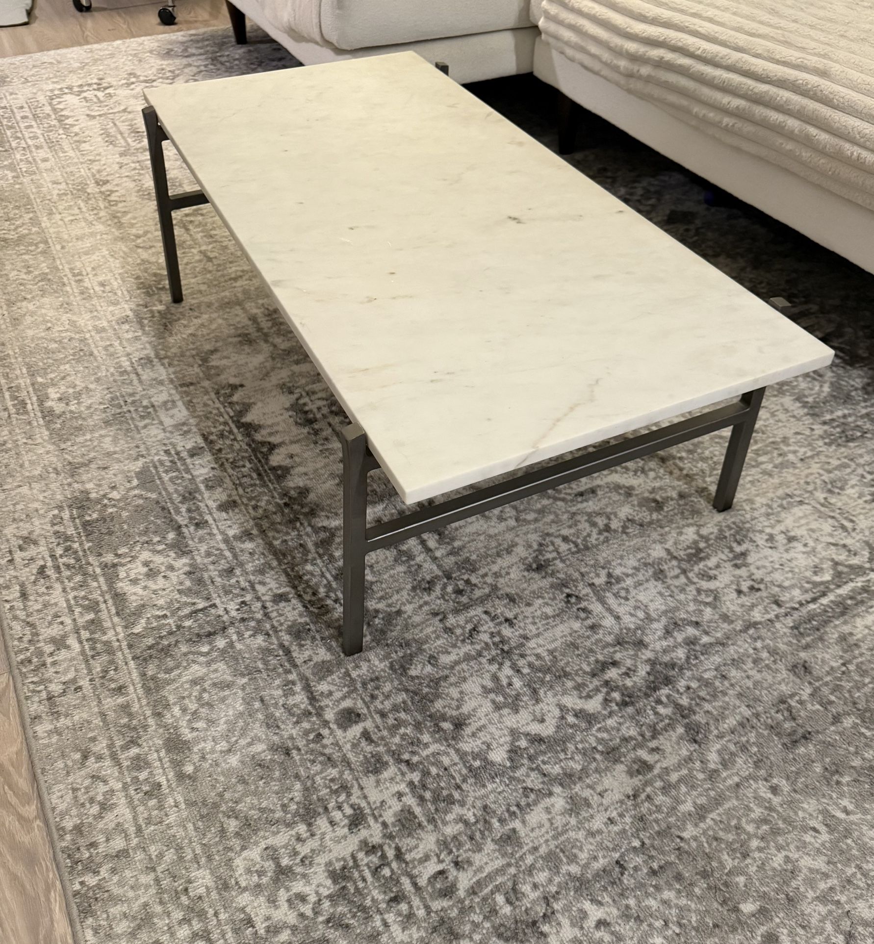 West Elm Marble Coffee Table