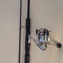 Lamiglas Redline 9.8ft Spinning Rod and Diawa Reel - New! Obo