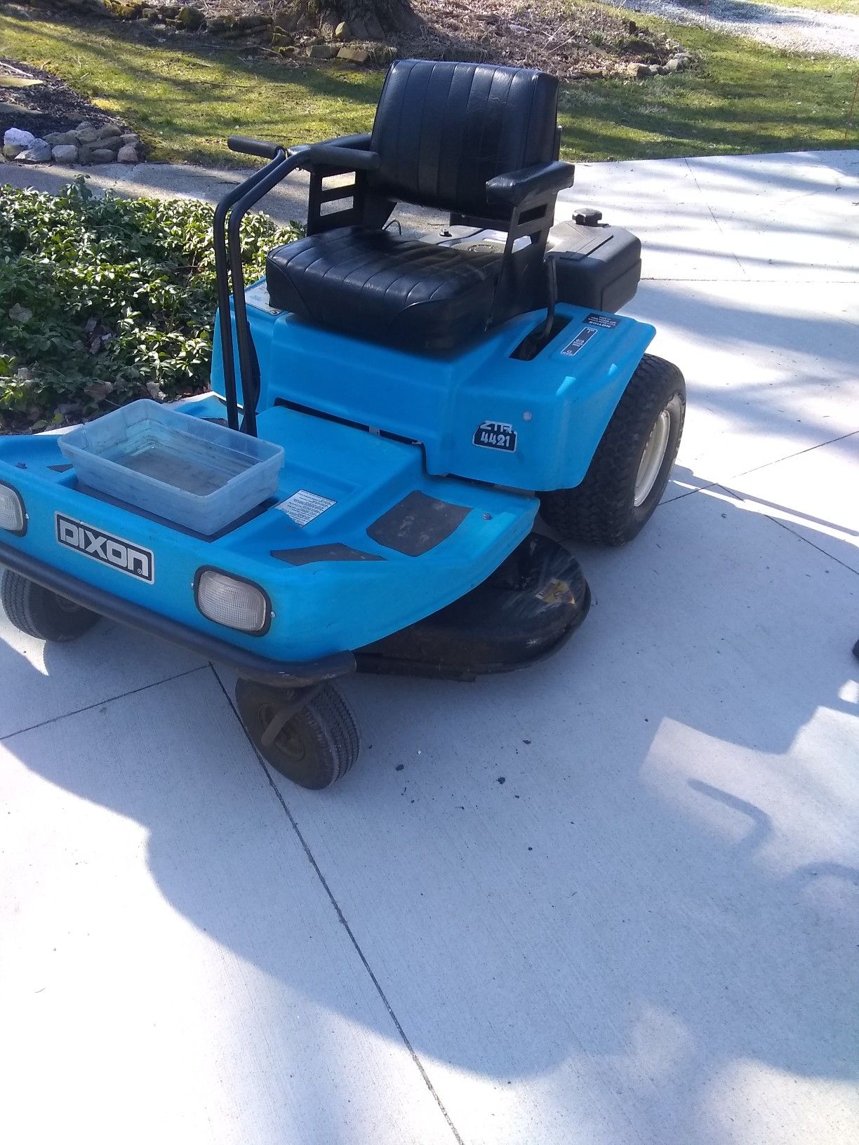 Dixon ztr 42 inch deck mower runs great for Sale in Akron, OH OfferUp