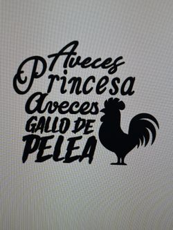 Aveces Princesa Aveces Gallo De Pelea Sticker