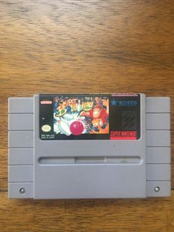 Super Nintendo bowling