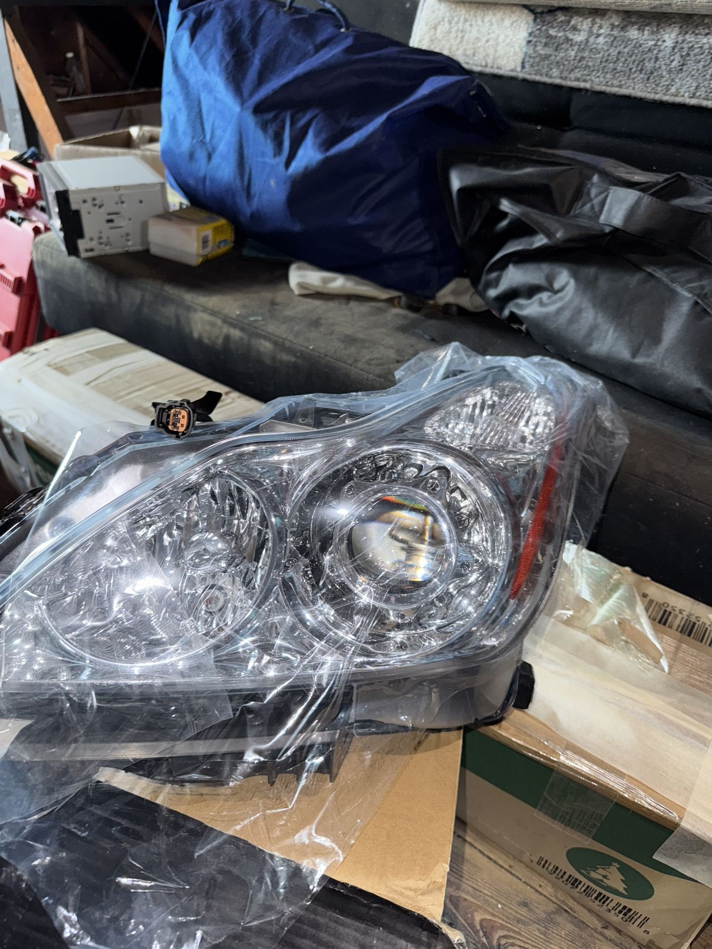 Spec-D Projector Headlights Infiniti G37 Coupe (08-13) DRL LED nonsequential chrome