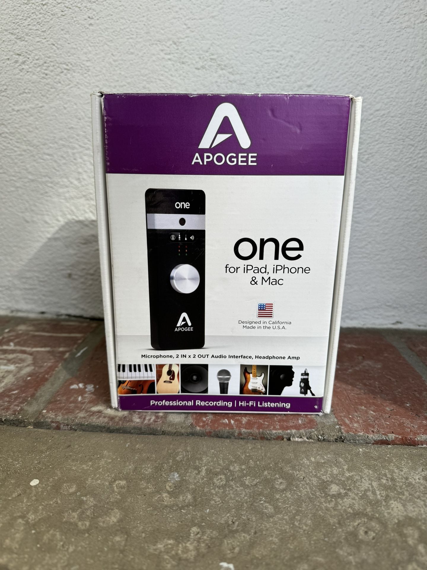 Apogee One USB audio interphase and Mic for Mac and PC