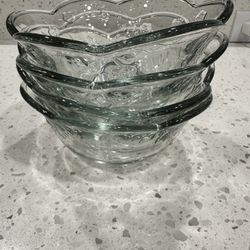 Glass bowls perfect for candy, fruit, snacks 