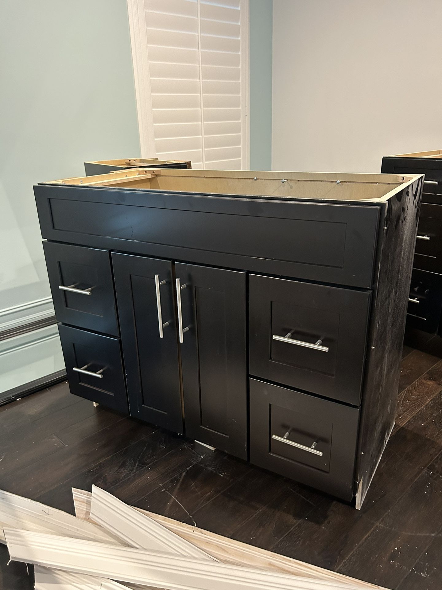 42” Bathroom Vanity Espresso Shaker
