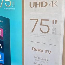 New 75’ 4k  Smart Tv 📺…$399.00!!