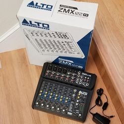 Alto Professional ZMX122FX 8 Channel Compact Mixer with Effects