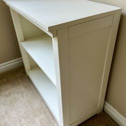 PBTeen White Shelf Cabinet