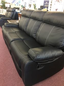 Brand New Black Sofa Loveseat $50 Down Takes It Home Today!