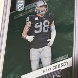 Raiders Maxx Crosby card 98/98 