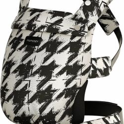 Momcozy Baby Carrier in Cotton-Houndstooth