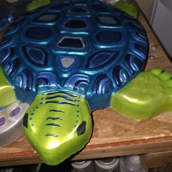 Handmade 15.5"x13" Turtle Stepping Stone