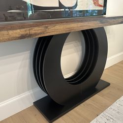 Tribesigns Wood Console Sofa Table, 63-Inch 