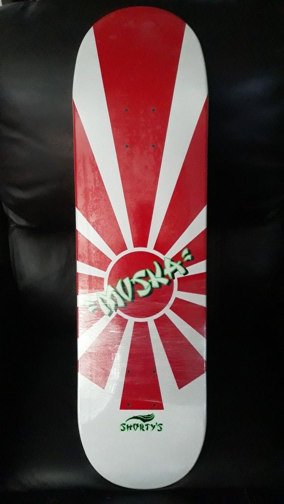 Shorty's Skate Co. Muska Rising Sun 8.25" Red