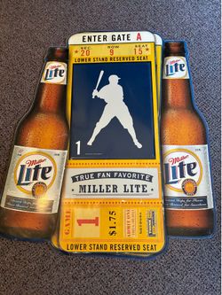 Vintage Miller light sign - nice