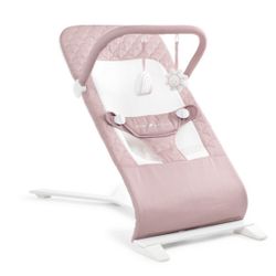 Baby Delight Alpine Organic Deluxe Portable Bouncer - Rose