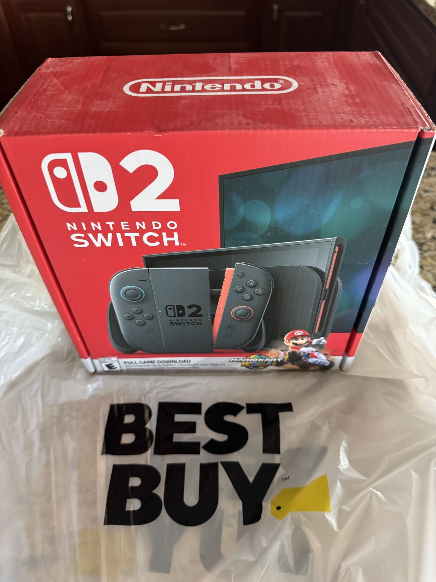 New Nintendo Switch Mario Kart World Bundle Video Game Console