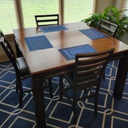 Hightop Wooden Dining Table Set $200 and  Livingroom Set $300