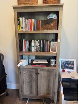 Two bookshelves