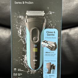 NEW! Braun Series 3 ProSkin Wet/Dry Shaver